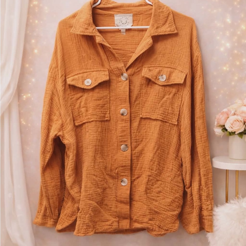 Fantastic Fawn Vibrant Orange Shirt